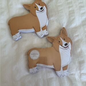 2 Corgi Shaped Notepads